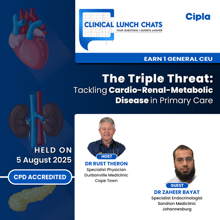 CPD BANNER - CLC - Tackling cardio-renal-metabolic disease in primary care CPD BANNER - CLC - Tackling cardio-renal-metabolic disease in primary care